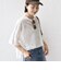 〈手洗い可能〉レース ジャカード ショートスリーブ カットソー
