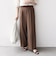 SHIPS Colors:〈洗濯機可能〉クリスピー タック ワイドパンツ(セットアップ対応可能)