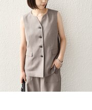 SHIPS Colors:〈洗濯機可能〉デラオックス スキッパー ジレ（セットアップ対応可能）◇