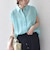SHIPS Colors:〈洗濯機可能〉ユーロリネン (EURO Linen) フレンチスリーブ ビッグ シャツ◇