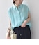 SHIPS Colors:〈洗濯機可能〉ユーロリネン (EURO Linen) フレンチスリーブ ビッグ シャツ◇
