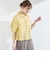 SHIPS Colors:〈洗濯機可能〉ユーロリネン (EURO Linen) ボクシー パフスリーブ シャツ◇