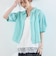 SHIPS Colors:〈洗濯機可能〉ユーロリネン (EURO Linen) ボクシー パフスリーブ シャツ◇