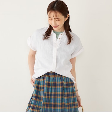 SHIPS Colors:ユーロ リネン (EURO Linen) ヒヨク シャツ◇