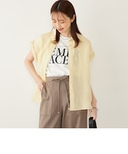 SHIPS Colors:ユーロ リネン (EURO Linen) ヒヨク シャツ◇
