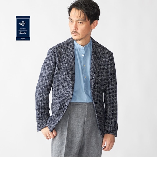 SHIPS:〈FUNCTION〉RANIFICIO ROMA ハウンドトゥース ジャケット