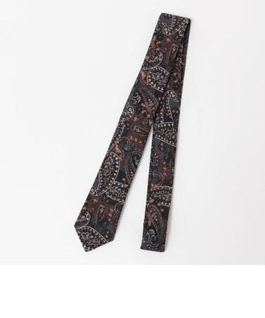 MARCEL LASSANCE: WOOL PAISLEY NARROW TIE