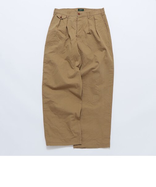 TAKE&SONS: CHINO 2PLEATS TROUSERS