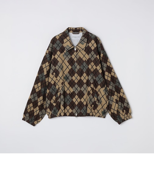 NOMARHYTHM TEXTILE: ARGYLE BLOUSON
