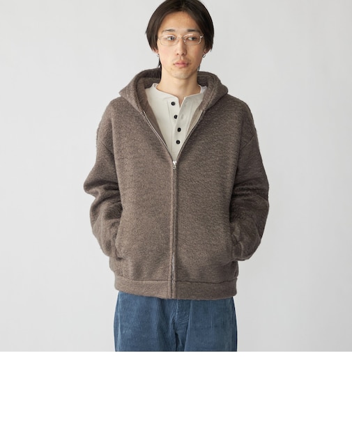 City Ambient Products: シャギー フリース ジップ パーカー