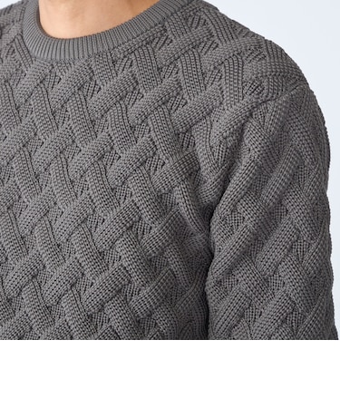 〈MADE IN JAPAN〉Amossa(R) ジャカード ニット