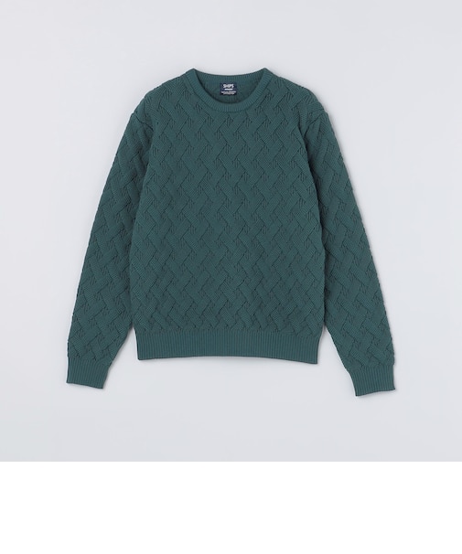 〈MADE IN JAPAN〉Amossa(R) ジャカード ニット
