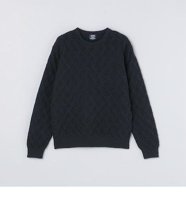 〈MADE IN JAPAN〉Amossa(R) ジャカード ニット