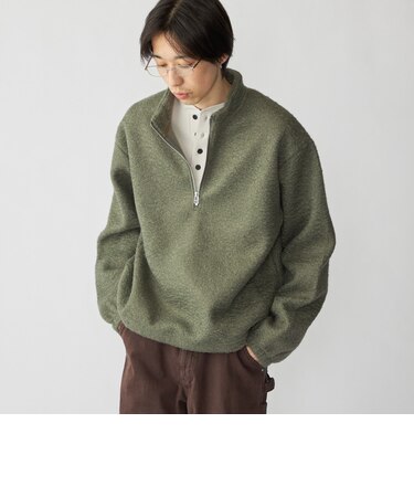 City Ambient Products: シャギー フリース ハーフジップ プルオーバー