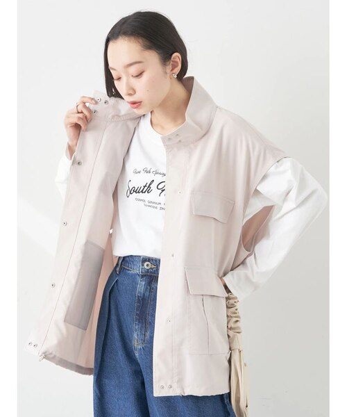 ミリタリースタンドカラーベスト｜アースミュージックアンドエコロジー