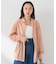 バックスリットシアーシャツ