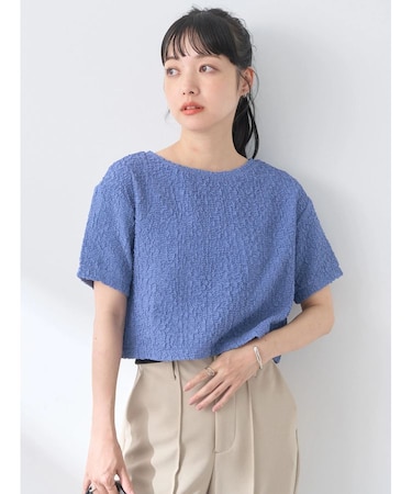 ホイップ風ジャガードプルオーバー
