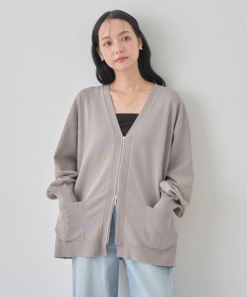 定価42,900円　ダイアグラム　ループジャージカーディガン B＆T CLUB ビーアンドティークラブ ふわかる カーディガン 軽量