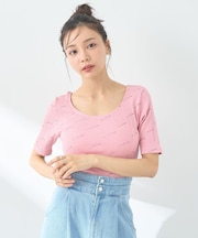 メッセージロゴコンパクトプルオーバー