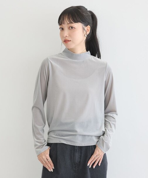 シアーベロアプルオーバー