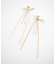 ベロアリボンロングピアス