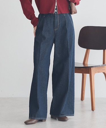 ハイウエストデニムパンツ