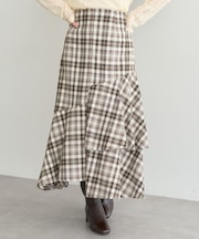 ティアードイレヘムスカート