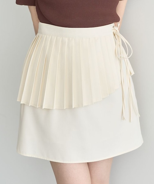 SET2点プリーツラップスカート＋ミニスカート