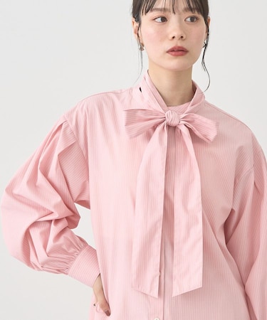 2wayボウタイブラウス