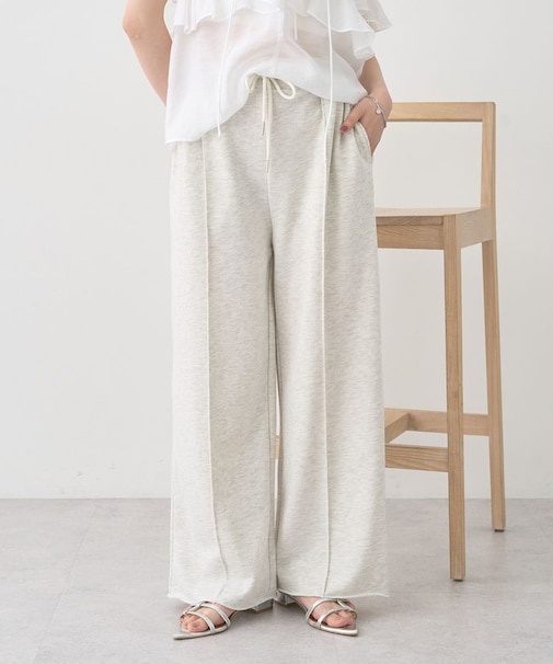 センターシームタックスウェットパンツ