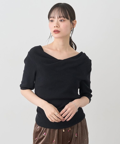 ドレープニットプルオーバー