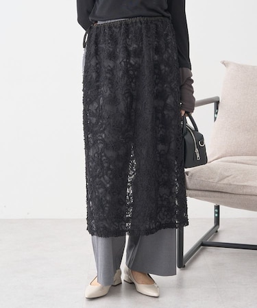 モールレースラップスカート