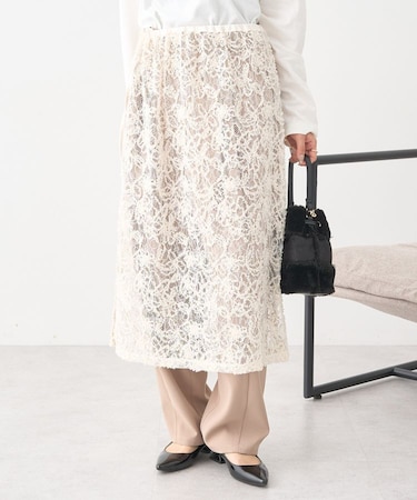 モールレースラップスカート