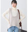 フェザーUネックニットベスト