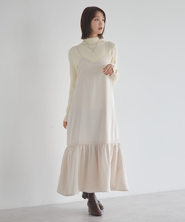 アソートサテンキャミワンピース