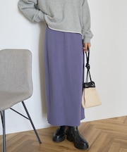 バイパチ総針ニットタイトスカート＜静電気軽減＞