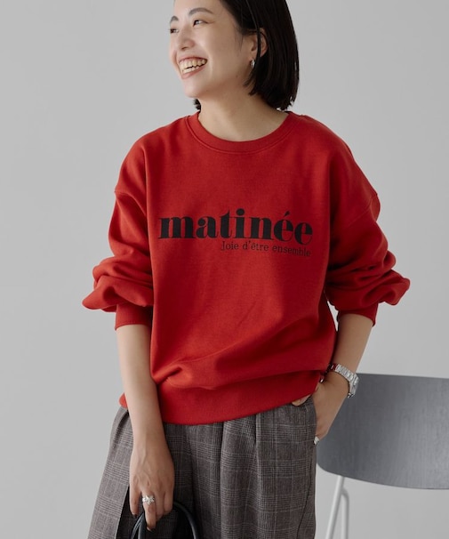 フレンチロゴ裏起毛プルオーバー