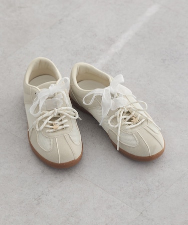 チャーム付きWリボンスニーカー