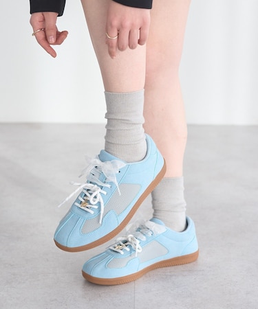 チャーム付きWリボンスニーカー