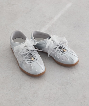 チャーム付きWリボンスニーカー