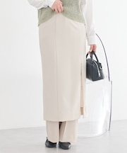 ジップスリットIラインスカート