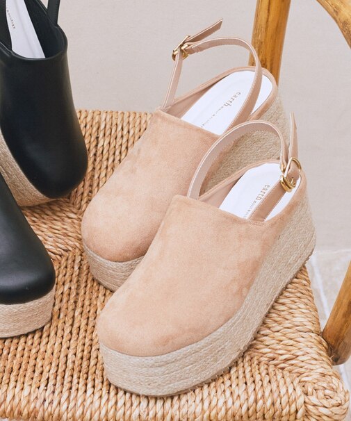 厚底ジュートサンダル