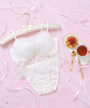 girly frill tulle  ブラ＆ショーツ