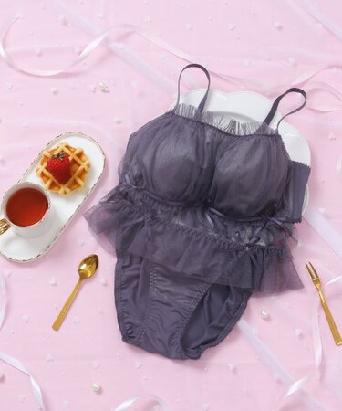 girly frill tulle  ブラ＆ショーツ