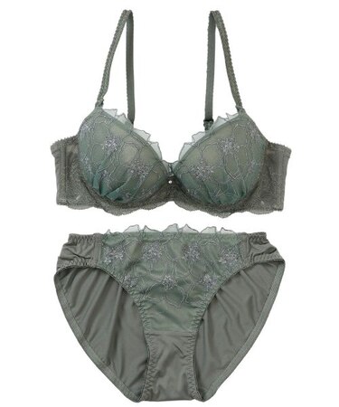 【EFカップ】アザレアラメレース ブラ&ショーツ ナイスフィットシリーズ