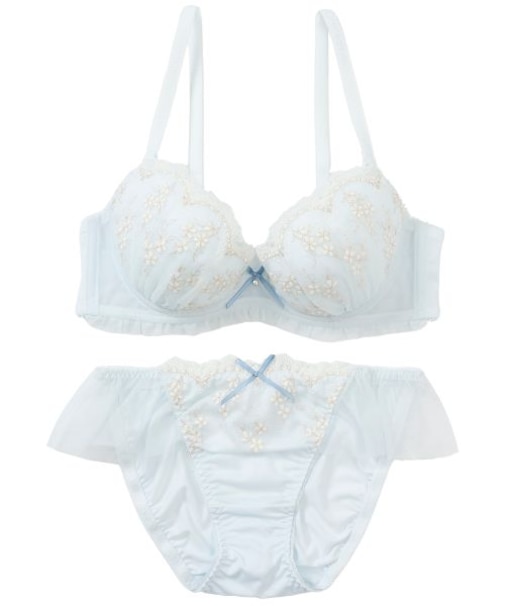 【EFカップ】フレンチガーリー ブラ＆ショーツ ナイスフィットシリーズ