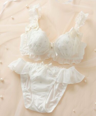 Rosette Ribbon ブラ＆ショーツ ナイスフィットシリーズ