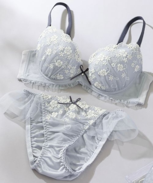 【EFカップ】フラワーアンジュ ブラ&ショーツ ナイスフィットシリーズ