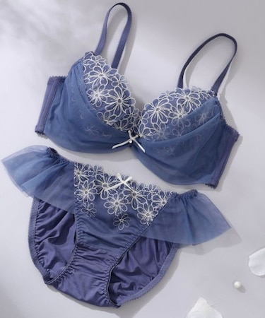 【EFカップ】フルールチュール ブラ＆ショーツ ナイスフィットシリーズ