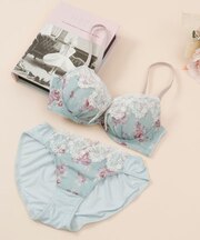 ロココ調クラシカルローズ ブラ＆ショーツ ナイスフィットシリーズ